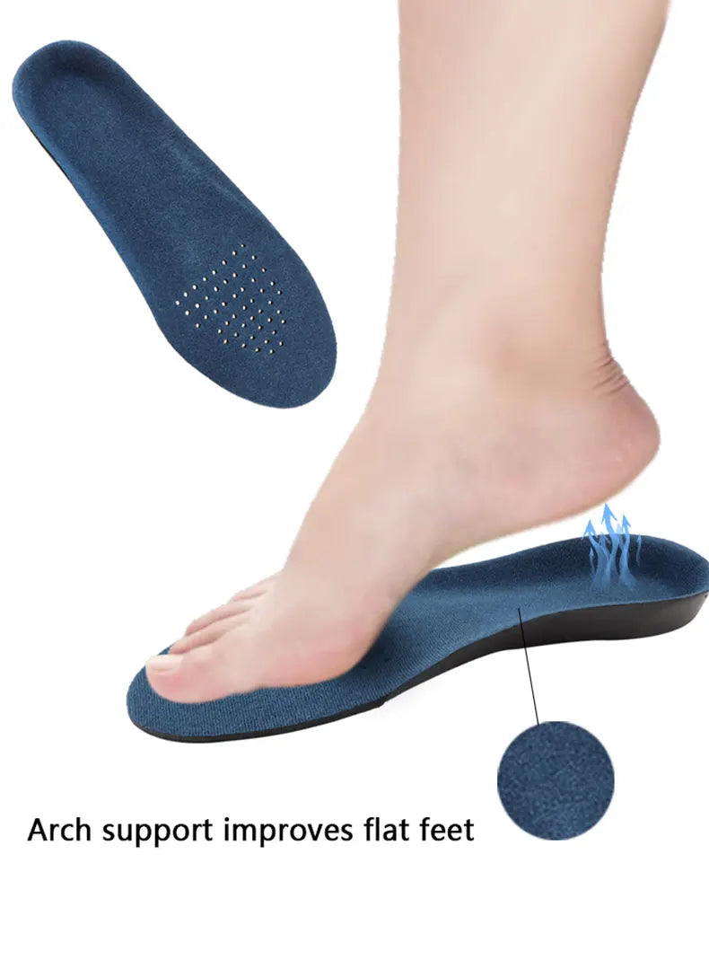 1Pair Orthopedic Insoles for Feet Plantar Fasciitis Arch Support Shoes Insole Shock-absorbing Shoe pads