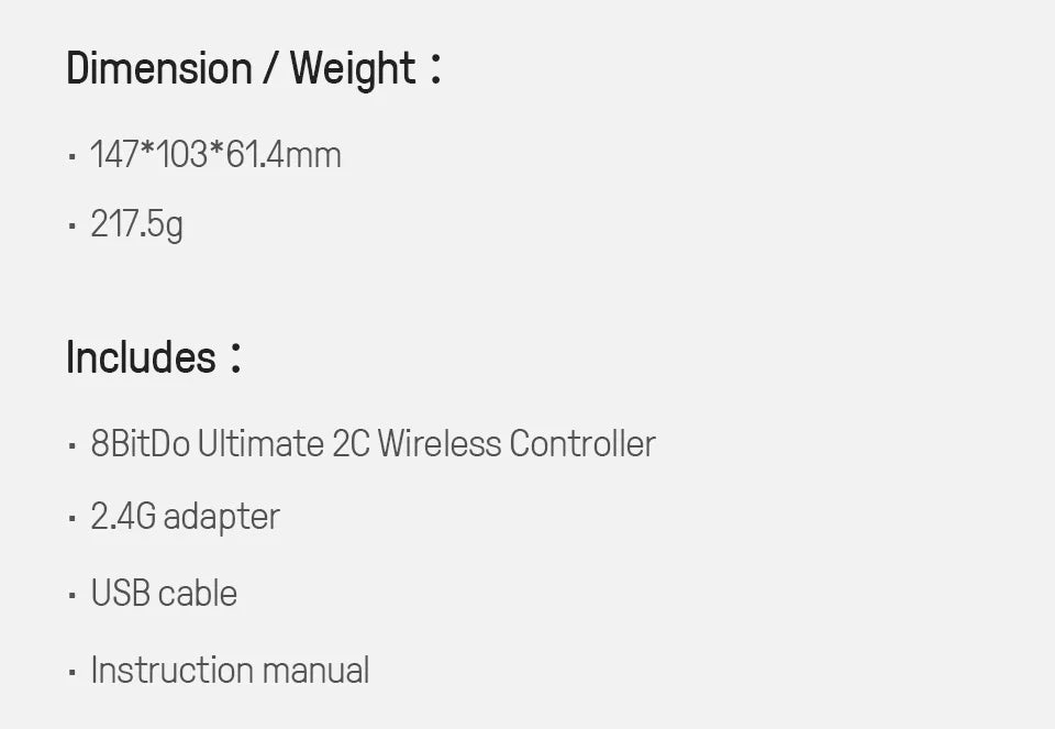 Wireless Gaming Controller with Hall Effect Joysticks and Triggers for PC and Android