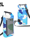2L Dry Bag Touch Screen Waterproof Bags For Trekking Drifting Rafting Surfing kayak Outdoor Sports Bags Camping Equipment XA394Q