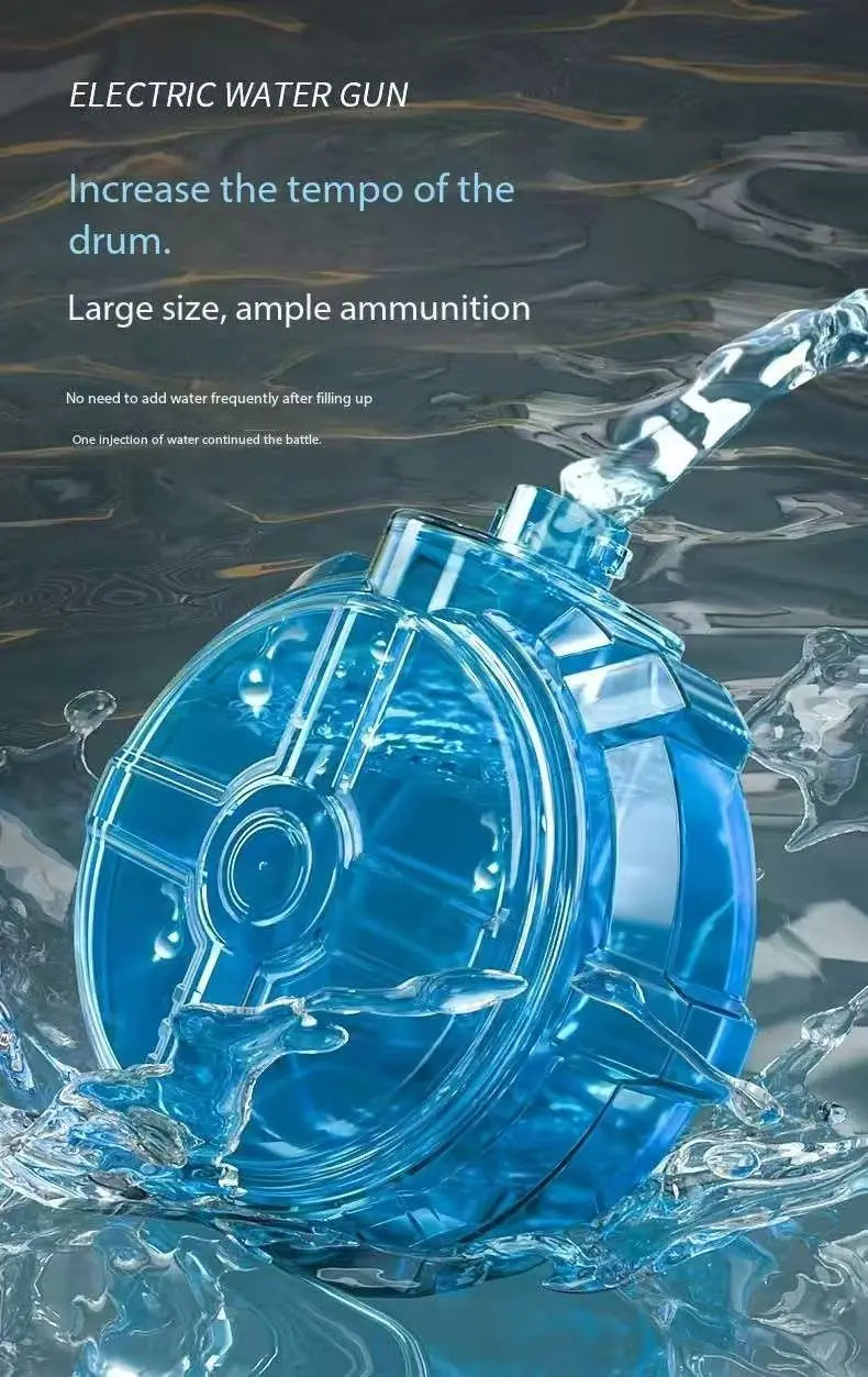 Electric Automatic Suction Water Gun Rechargeable Water Blaster for Outdoor Beach and Pool Activities