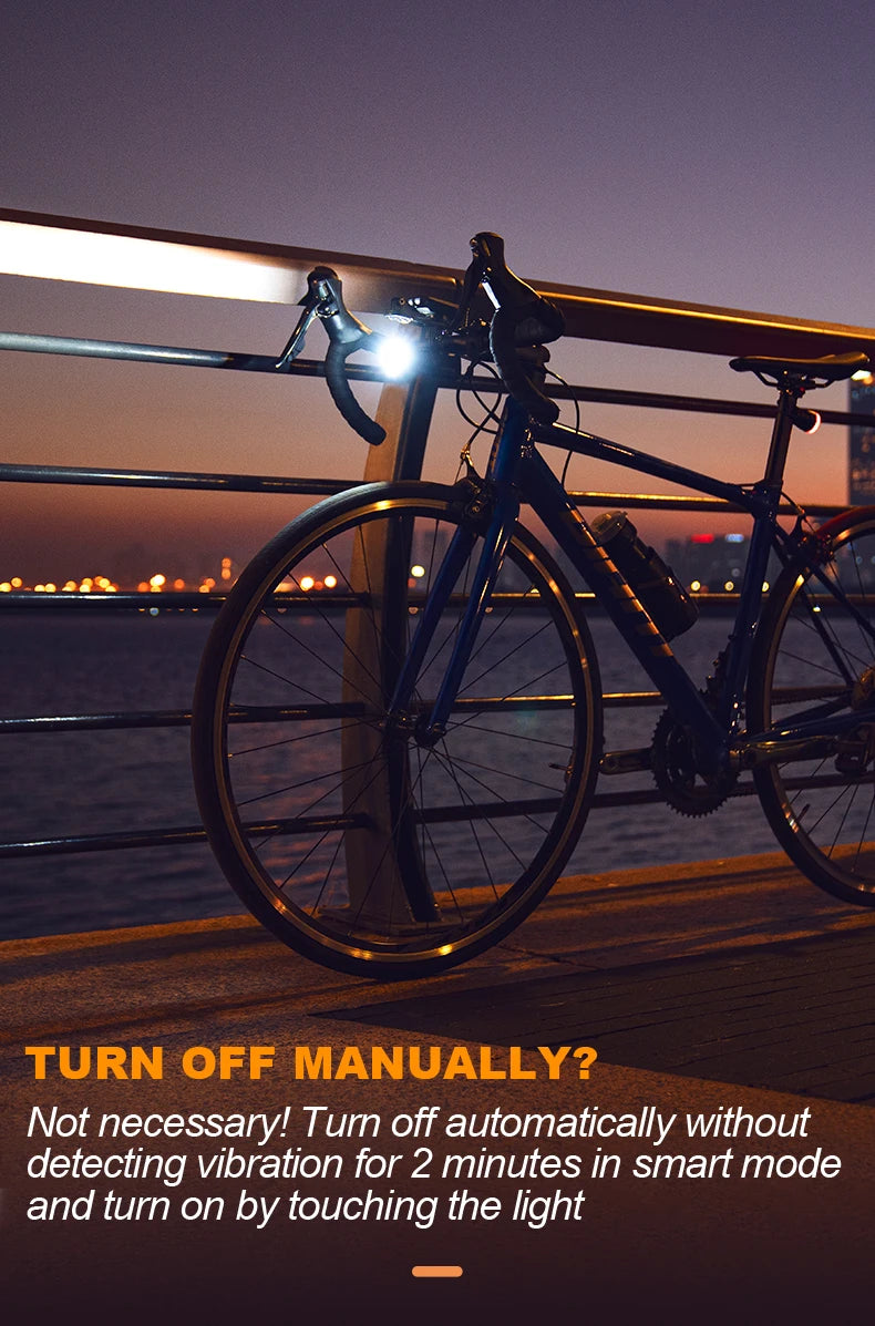 DLite 1200 Flood/Focus Beam Smart Remote Control 4000mAh battery Type-C rechargeable Road MTB Bike Light