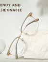 Ultra-light Comfortable Big Eyewear TR90 Pure Titanium Retro Square Optical Prescription Glasses Frame