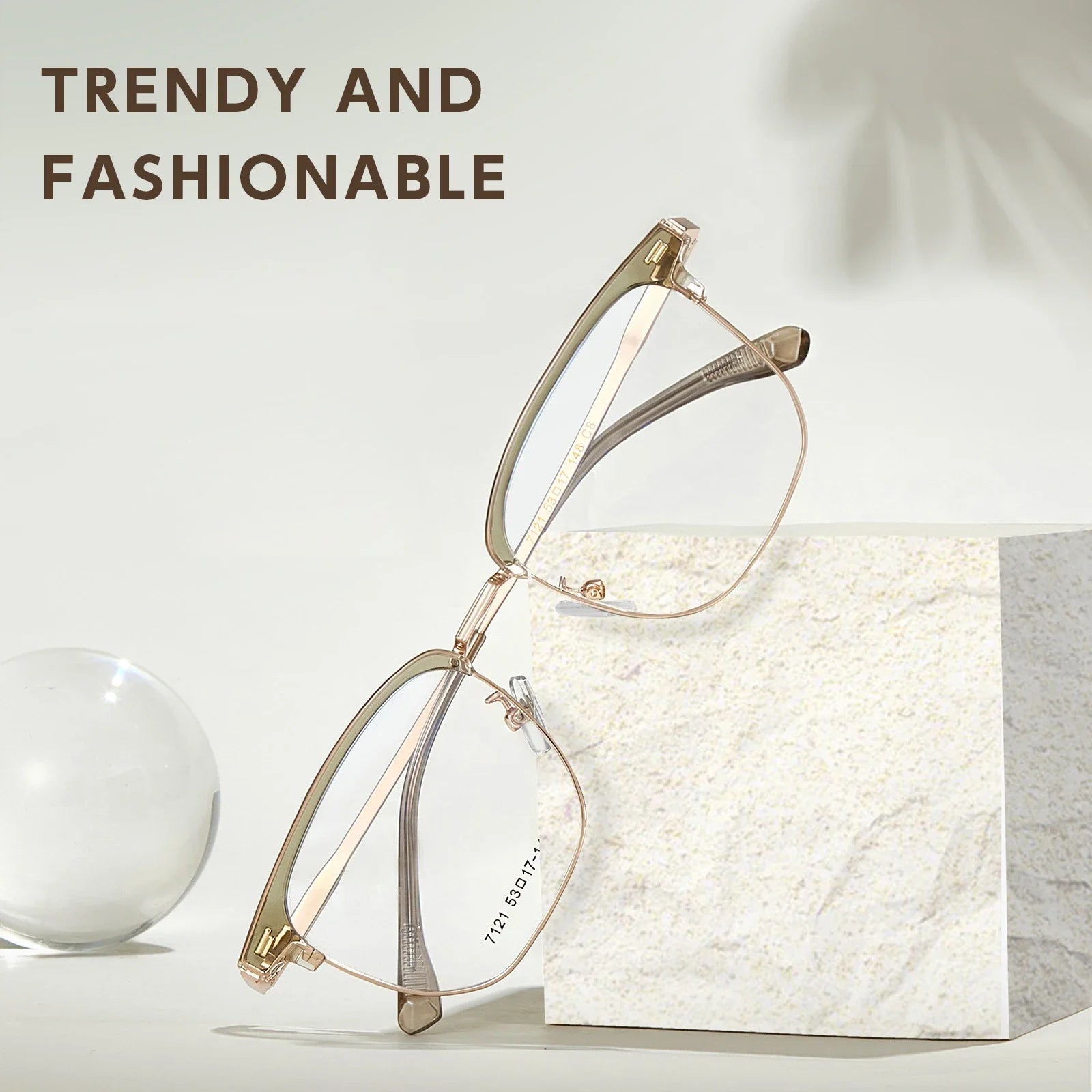 Ultra-light Comfortable Big Eyewear TR90 Pure Titanium Retro Square Optical Prescription Glasses Frame