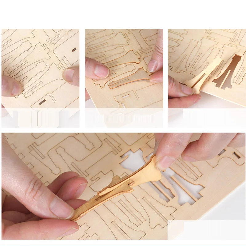 3D Wooden Puzzle Toys for  Adults Teens Animal Assembly Kit Decoration Animal Puzzle Games Home Office Creative Ornament
