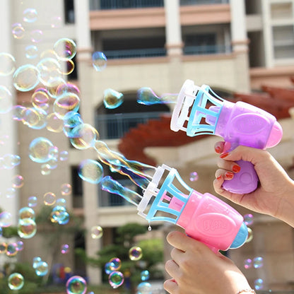 Bubble Machine Toy Summer Cartoon Camera Light Music Electric Automatic Bubbler Maker Music Controllable Outdoor Fun