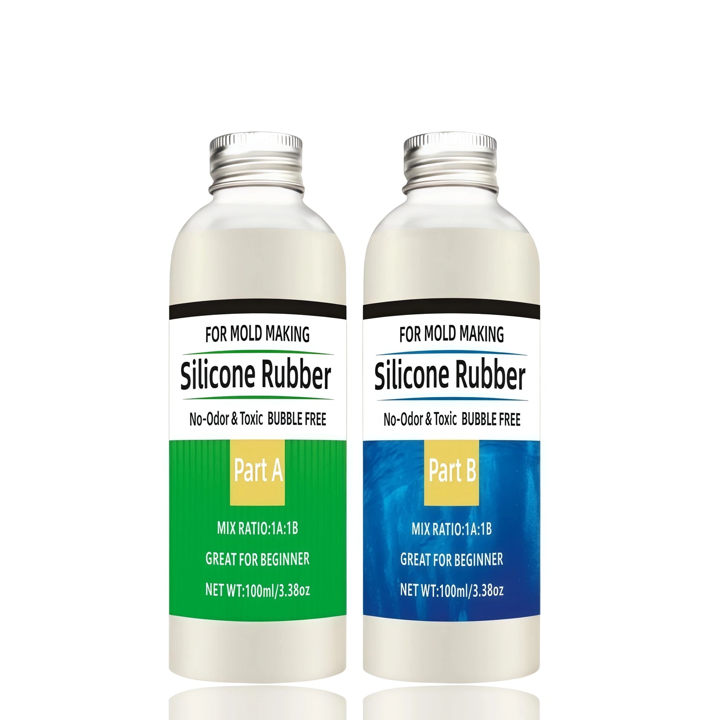 Platinum Translucent Silicone Mold Making Kit – Liquid Silicone Rubber for Resin Casting Molds