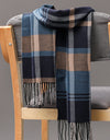 Classic lattice men soft shawl plaid scarves shawl wraps shawl neckerchief headband muffler