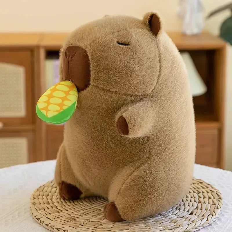 30/40/50cm Kawaii Capybara Plush Toys Fruit Series Big Size Capybara Stuffed Doll Anime Soft Pillow Cute Dolls Kid Birthday Gift