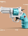 Mechanical Continuous Firing Water Gun Manual Small ZP5 Revolver Pistol Summer Outdoor Beach Poor Toy Mini Water Gun