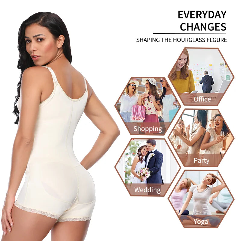 Women Body Shaper Bodysuit – Tummy Control & Butt Lifter Shapewear