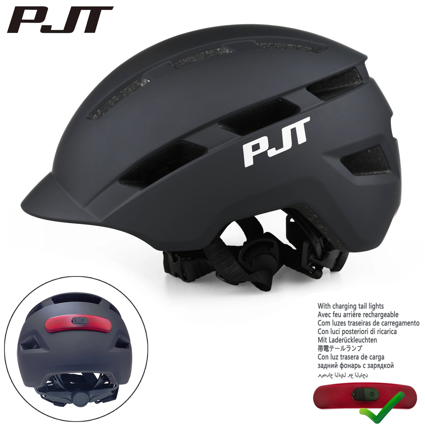 USB Rechargeable LED Cycling Helmet For Road Mountain Bike