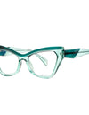Optical Prescription Computer Blue Blocking Eyeglasses Anti-Blue Light Cat-Eye Frames Customizable Reading Women