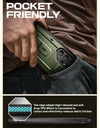 For Samsung Galaxy S25 Ultra Case UB Pro Full-Body Dual Layer Rugged Belt-Clip Phone Case with Built-in Screen Protector