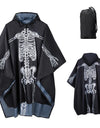 Raincoat Men Women Hooded Rain Poncho Halloween Outdoor Waterproof Rain Coat Multifunctional Rain Gear for Hiking Camping