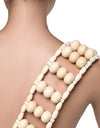 Wood Therapy Massage Tools,Wood Back Massager Roller Rope - for Body Shaping,Pain Relief,Wooden Therapy Lymphatic Tool