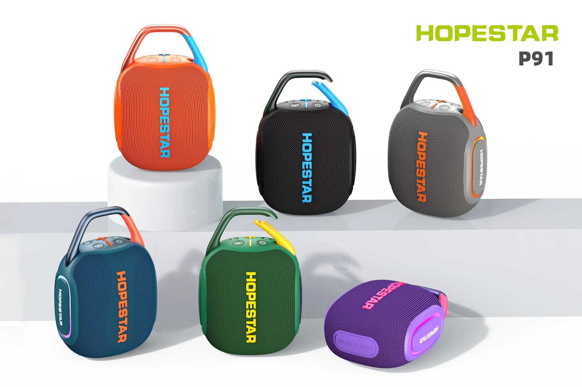 Waterproof Bluetooth Speaker Portable Wireless Outdoor Clip Speaker with TF Card Playback for Cycling Camping Clip5