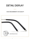 Ultra-light Fashion Flexible TR90 Eyewear Men Retro Round Decorative Optical Prescription Eyeglasses Frame