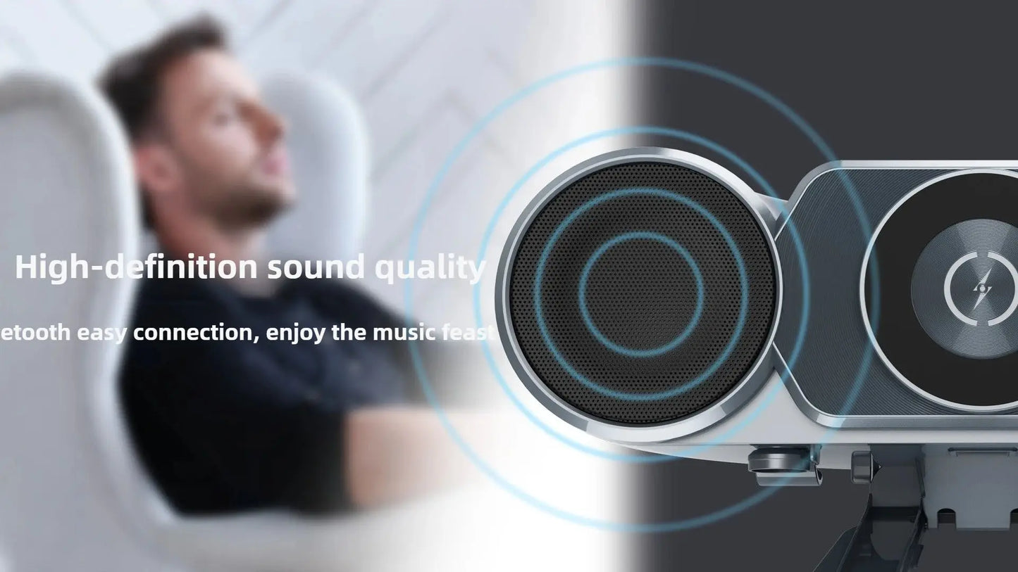 Multifunctional wireless charging Bluetooth clock speaker bedside creative ornament RGB dazzling megnetic subwoofer audio