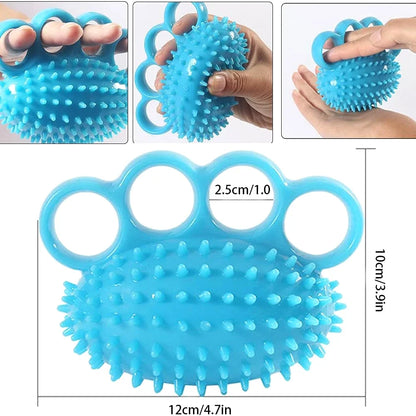 1Pcs Hand Grip Strengthener Finger Exerciser Ball for Patient Recovery Elderly Stroke Arthritis Therapy Anxiety Stress Relief