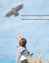 1.1m Eagle Kite With 30 Meter Kite Line Large Eagle Flying Bird Kites Children Gift Family Trips Garden Outdoor Sports DIY Toy