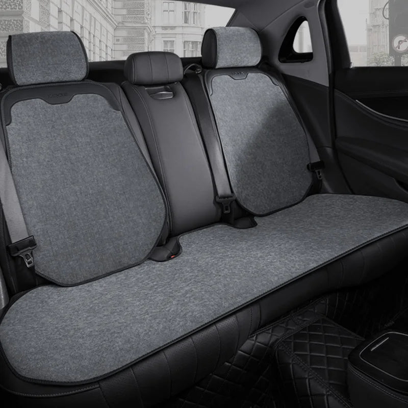 Winter Car Seat Cover Chenille Soft Warm Car Seat Cushion Universal Plush Interior Protector Mat Auto Seats Cover Accessories