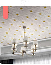 70cm*1m Ceiling Wallpaper 3D Brick Waterproof Wall Stickers Foam Self-Adchive Bedroom TV Background Wall Decoration