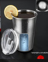 Stainless Steel Quick Cooling Mug Portable Freeze Cup with Lid Fast Chill for Beer Juice Cold Drinks Large Capacity Home Car Use