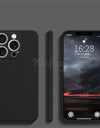 For iPhone 16 Pro Max Case Liquid Silicone Original Plain Rubber TPU Protector Case For iPhone 16 Pro Max Cover TPU Shockproof
