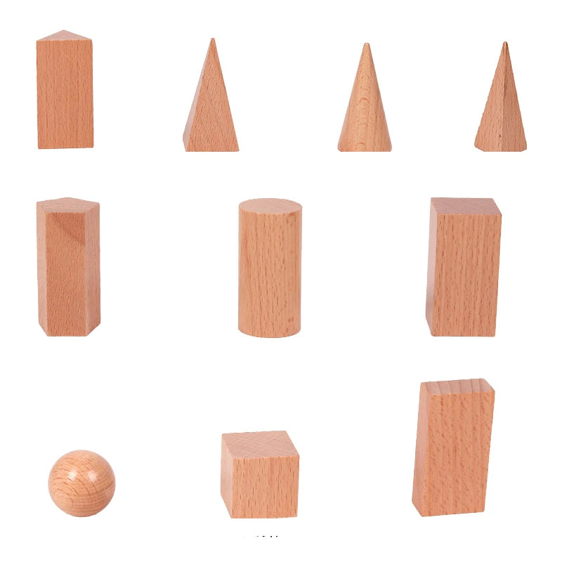 Wooden Geometric Shape Sensory Learning Toy