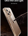 Case For iPhone 16 Pro Max Case Transparent PC Anti-Yellow Material Lens Protection Cover For iPhone 16 Pro 16 Plus Case