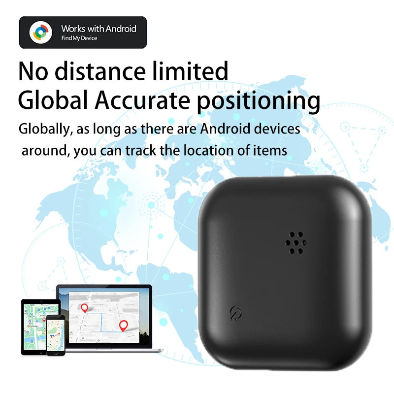 Global Position Systm Tracker Locator Google Mini Finder Android Find My Devices Anti Lost Bluetooth Portable Smart Tag For Car Elderly Pet Wallet