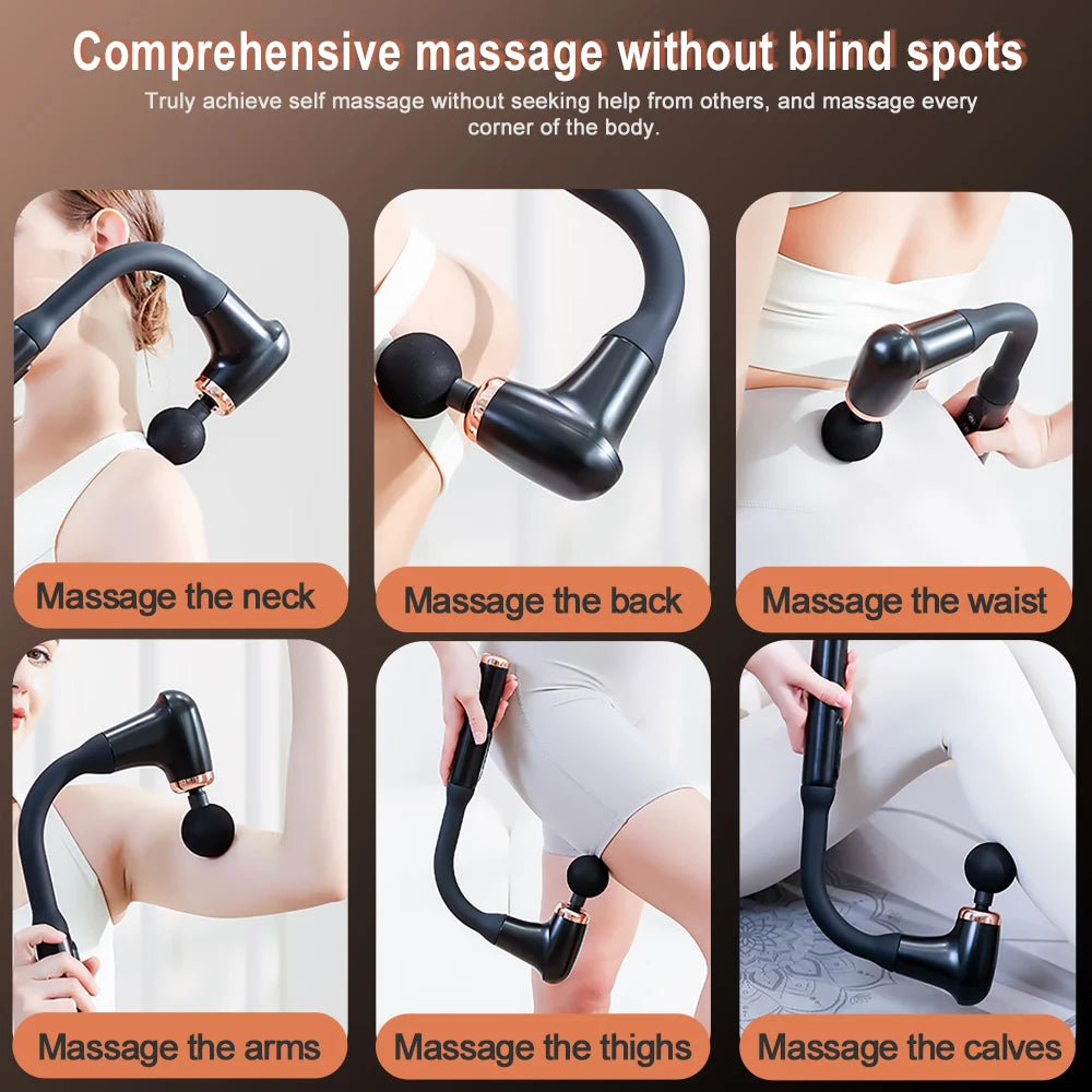 Smart Fascia  Neck Shoulder Cervical Foot Body Relaxation Back High Frequency Massage   Massage Percussion Hammer fitness