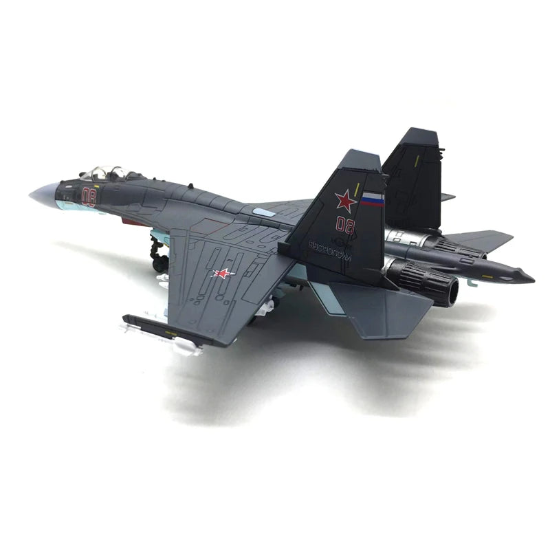 Russian Air Force Su-35 Fighter Aircraft Model