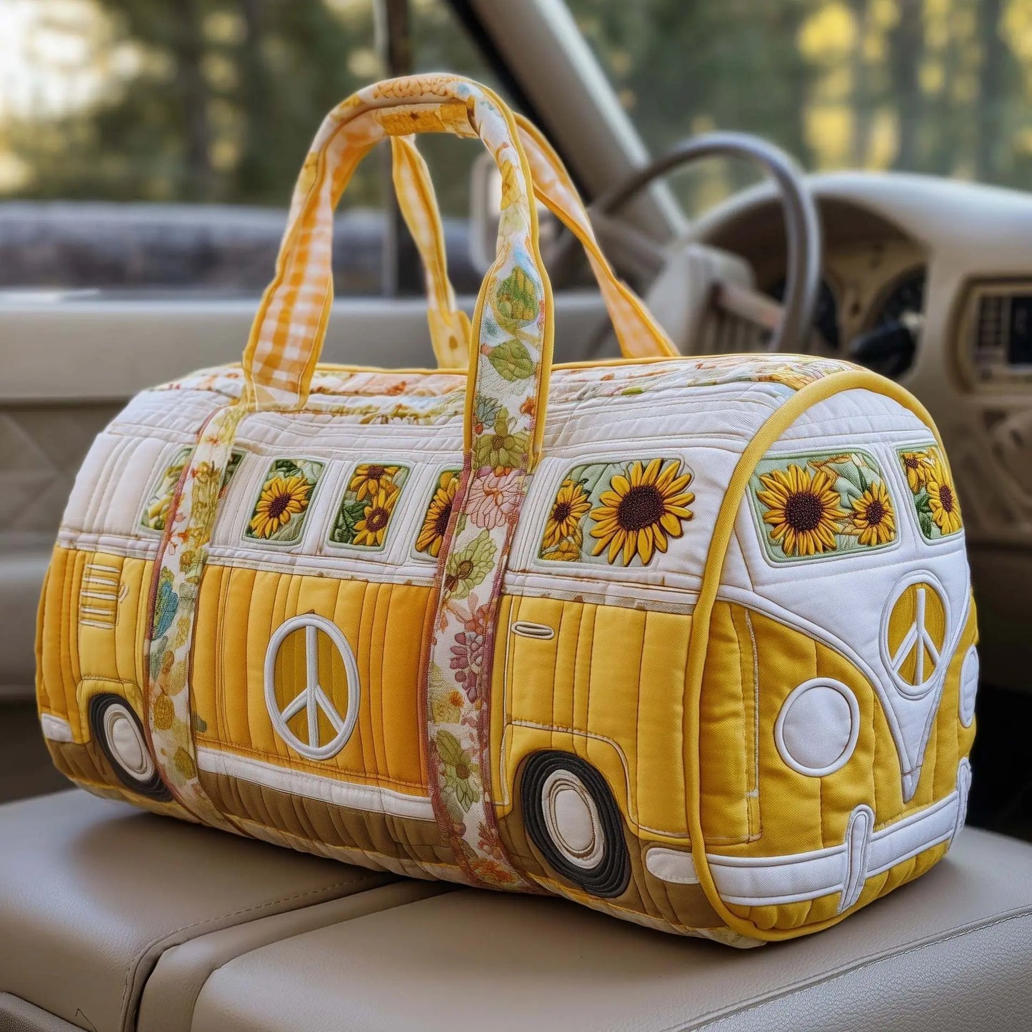 Adjustable Strap 3D Quilted Duffle Bag Large Capacity Sports Travel Tote