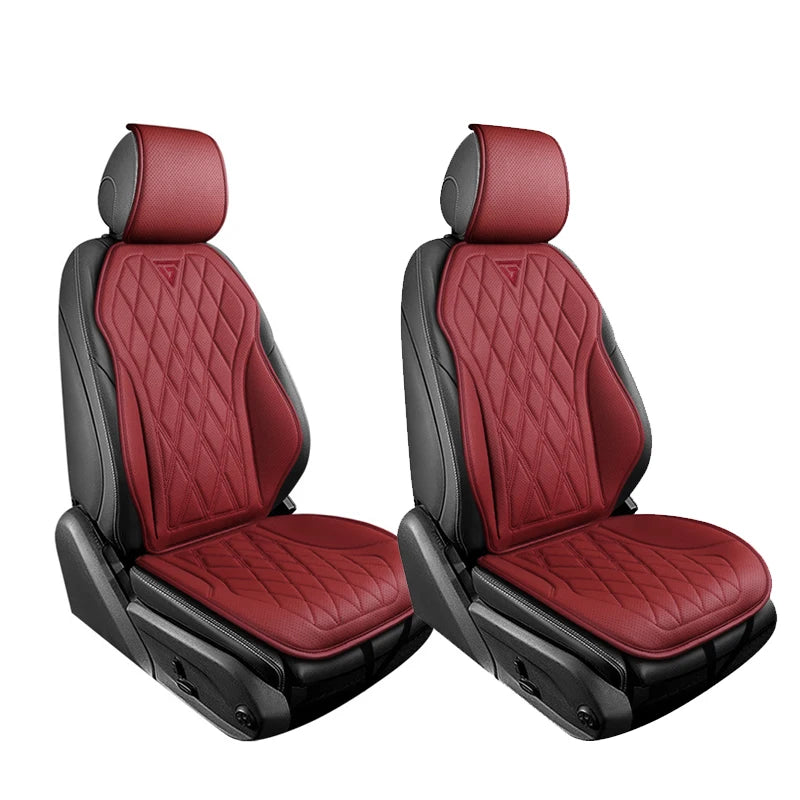 Universal Car Seat Cushion Nappa Leather Breathable Car Seat Covers Comfortable Four Seasons Auto Seat Protector Car Chair Pads