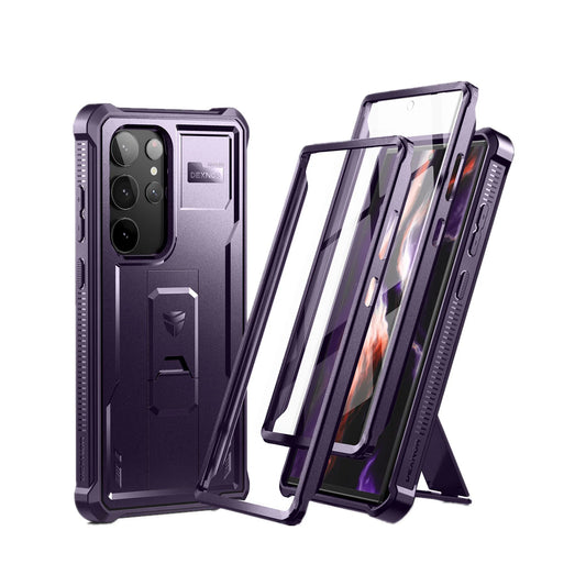 for Samsung Galaxy S23 Ultra Case Full Body Heavy Duty Military Grade Protection Built-in Screen Protector and Kickstand