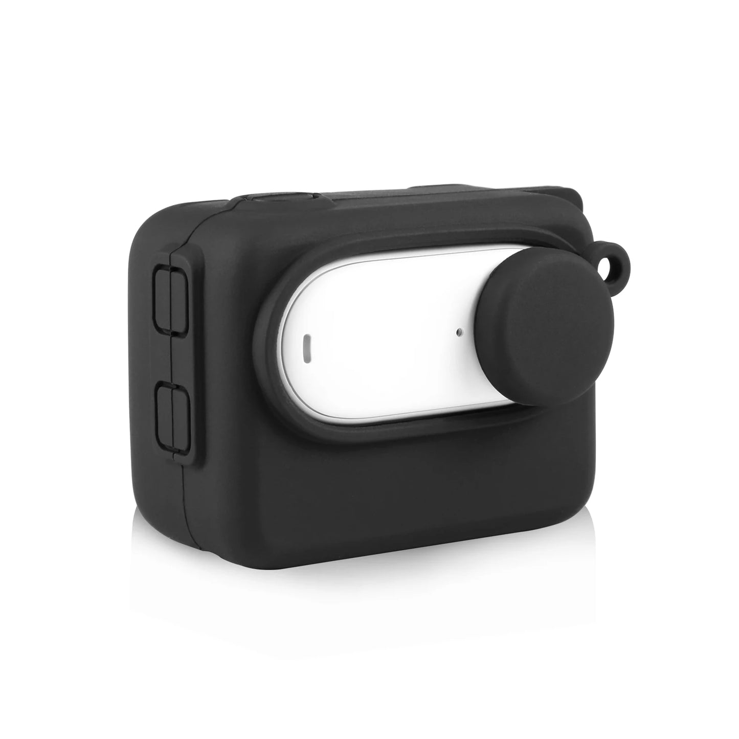 for Insta360 GO 3 Camera Charging Case Silicone Case with Lens Cap & Strap