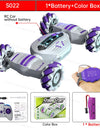 RC Stunt Car With Music Lights Double Remote Control 360° Degree Rotation Off Road Kids Rc Drift Car Toy