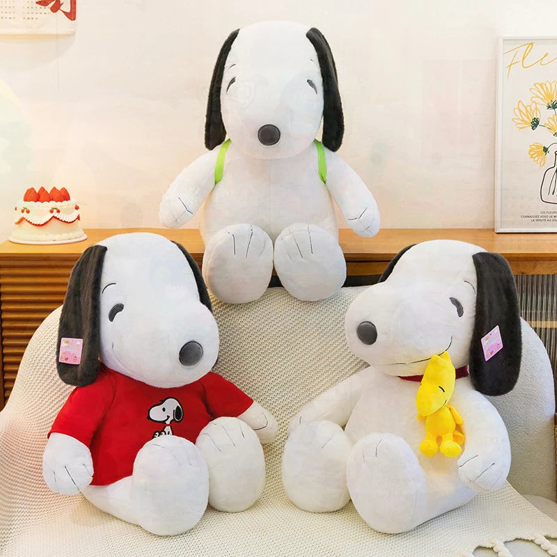 Cute Cartoon Dog Plush Backpack Soft Stuffed Pillow