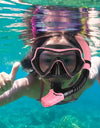 Scuba Diving Mask Snorkel Set For Adults Tempered Glass Professional Panoramic Snorkeling Gear Swimming Training Snorkel Kit