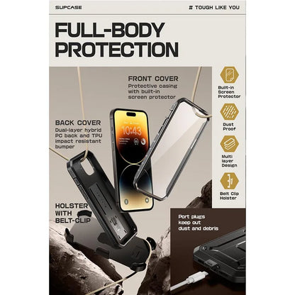 For iPhone 15 Plus Case 6.7 inch (2023) UB Pro Full-Body Rugged Heavy Duty Rugged Case with Built-in Screen Protector