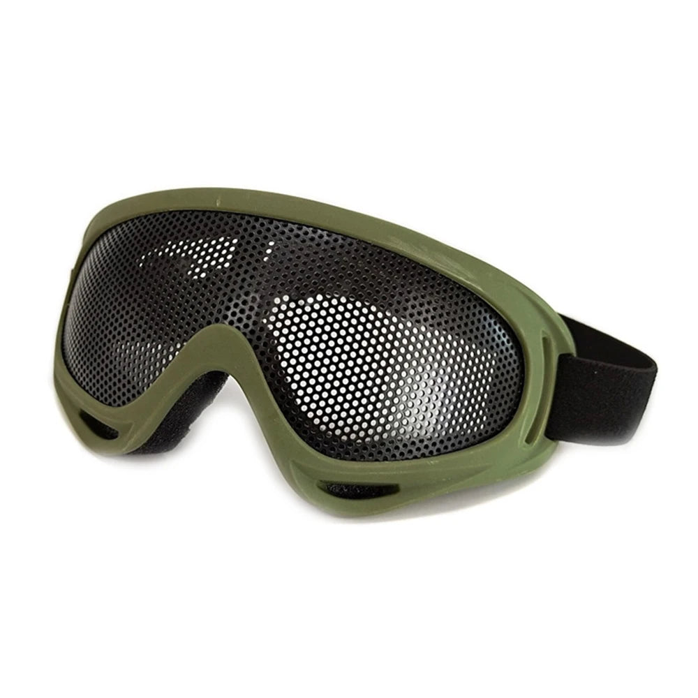 Outdoors Hunting Airsoft Goggles Tactical Paintball Shock Resistance Eyes Protecting Outdoor Sports Metal Mesh Glasses Goggle