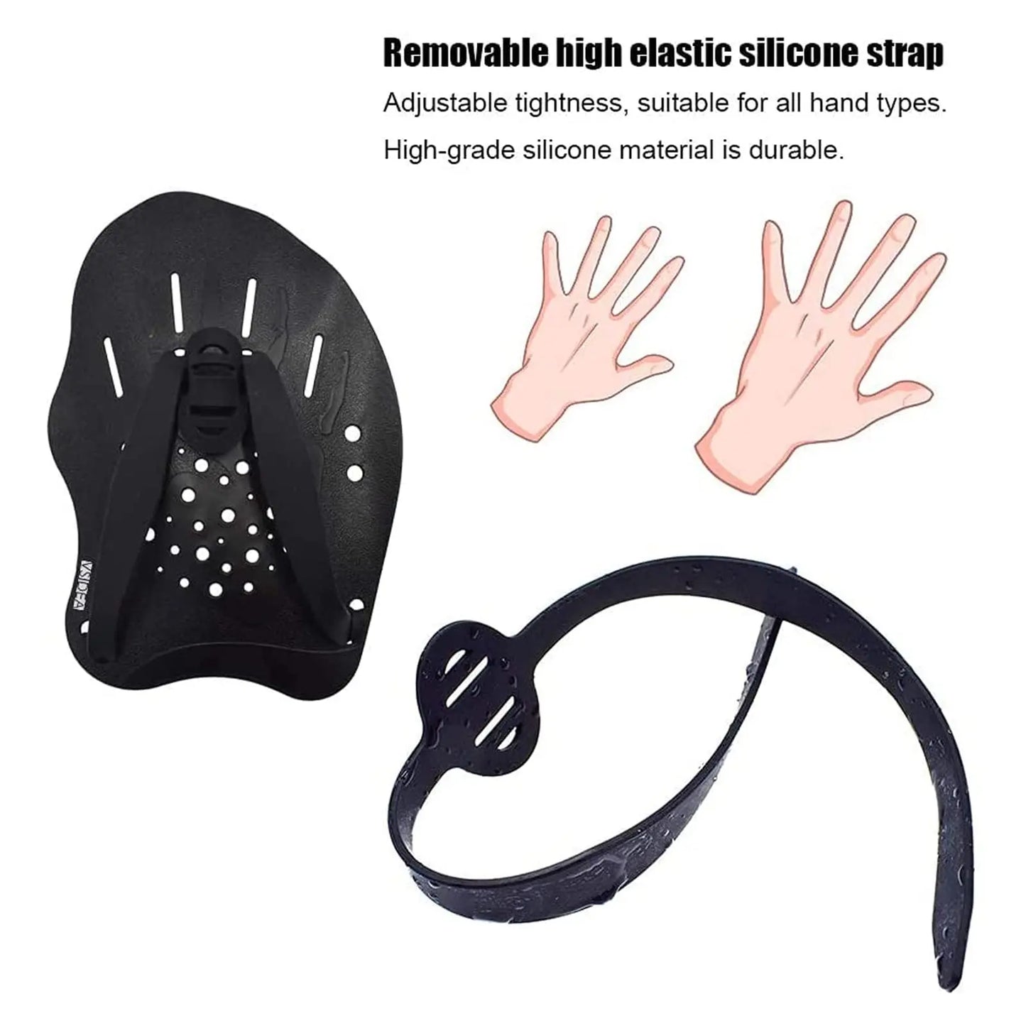 Water Sport Snorkeling Swimming Paddles Training Swimming Training Tool Hand Webbed Gloves Pad Fins Flippers
