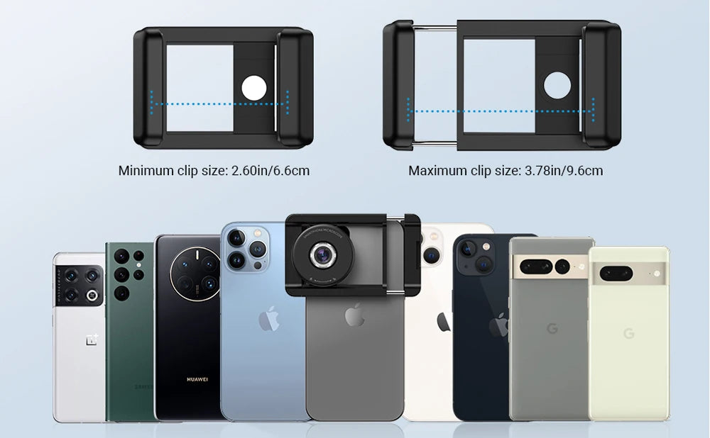 100mm Macro Smartphone Camera Lens with CPL Filter and Clip