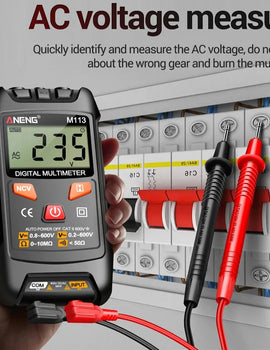 Pocket Portable Multimeter Tester 1999 Counts Mini Multimeters AC/DC Voltage Auto Machine Multitester Tool