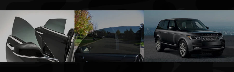 Window Tint Film for Cars Window Privacy Film Heat UV Block Scratch Resistant Blackout Auto Car Windshield Sun Shade Film