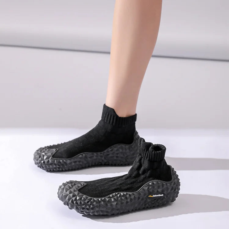 Women's silent soft sole cushioned shoes Squat silent hard pull fitness shoes casual shoes