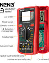 1999 Counts Digital Multimeter Electric Professional Automatic AC/DC Voltage Tester Current Ohm Ammeter Detector Tools