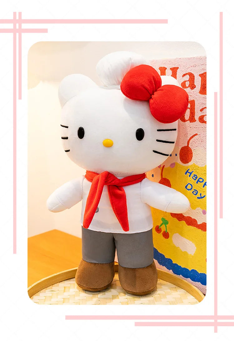 Cute Cat Character Plush Stuffed Doll Pillow Toy