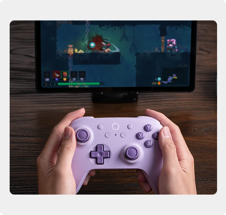 Wireless Gaming Controller with Hall Effect Joysticks and Triggers for PC and Android